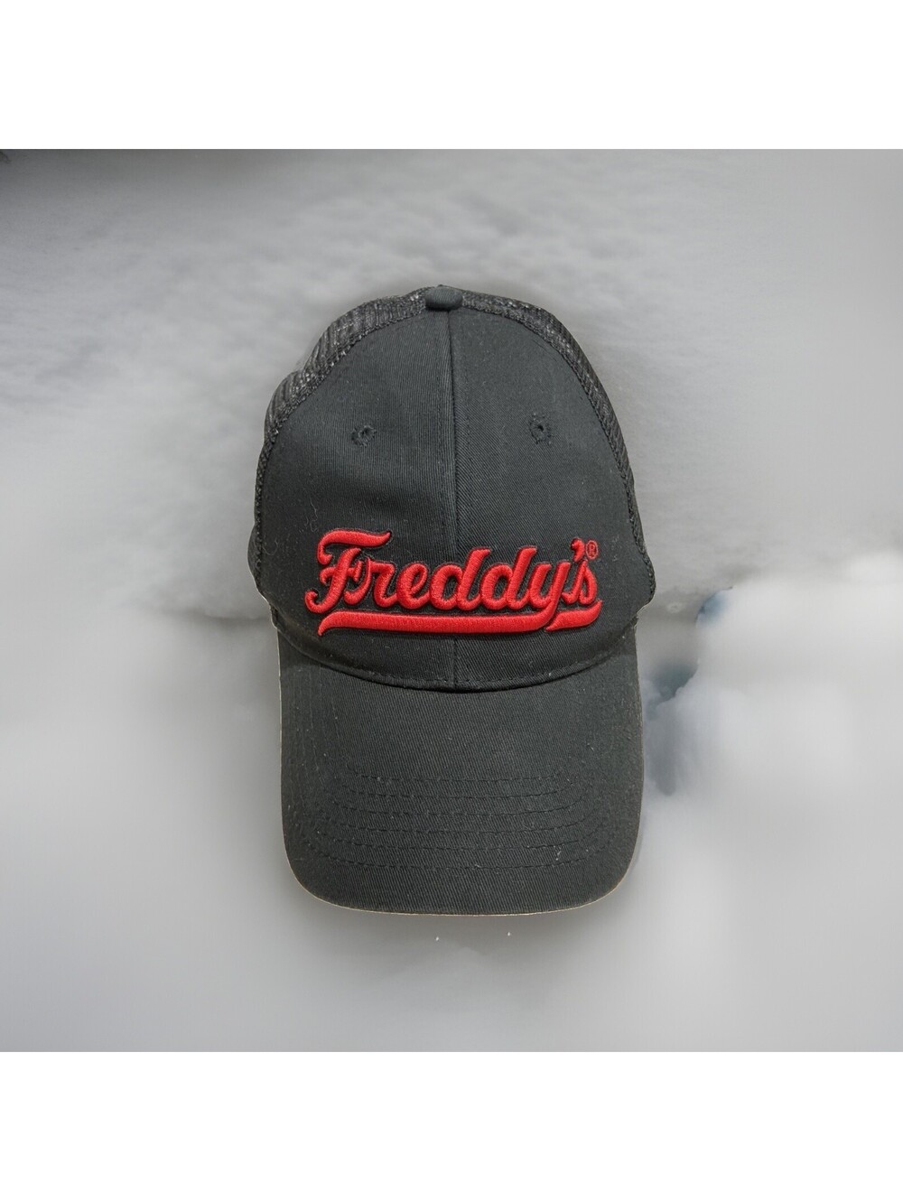 Freddy’s Hamburgers Frozen Custard Frenc Fries Crew Uniform Black Baseball Cap